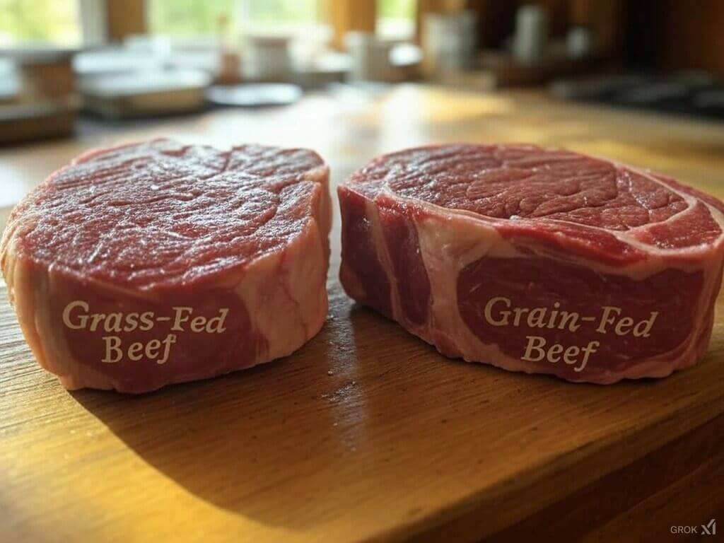 grass-fed vs grain-fed beef